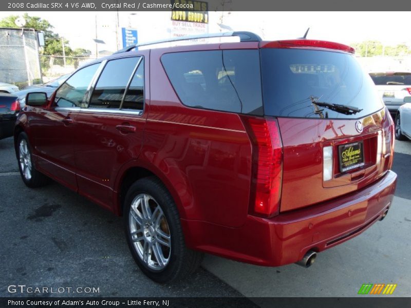 Crystal Red / Cashmere/Cocoa 2008 Cadillac SRX 4 V6 AWD