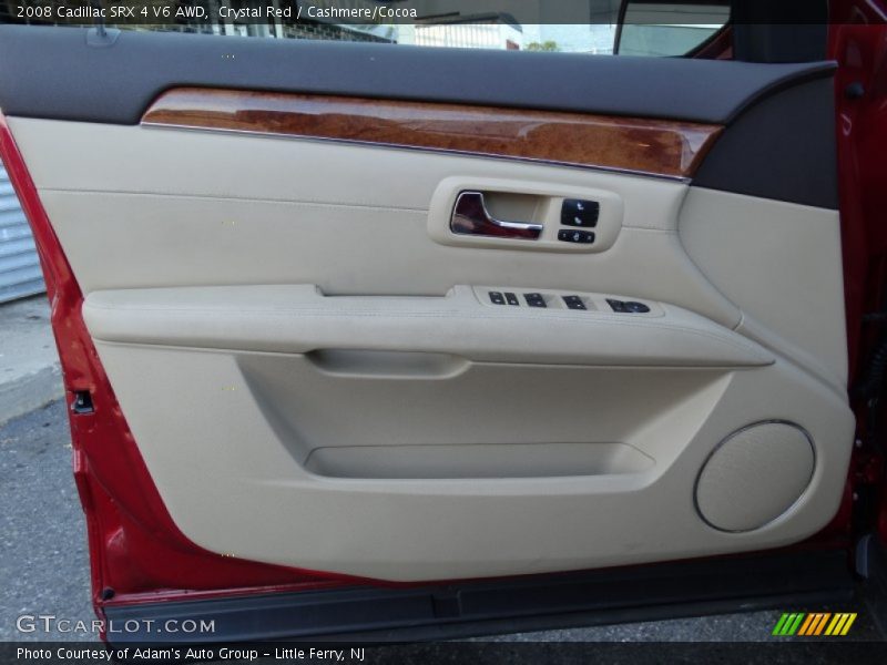 Crystal Red / Cashmere/Cocoa 2008 Cadillac SRX 4 V6 AWD