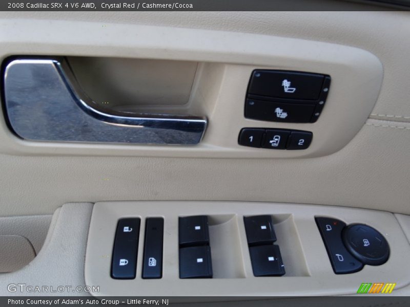 Crystal Red / Cashmere/Cocoa 2008 Cadillac SRX 4 V6 AWD