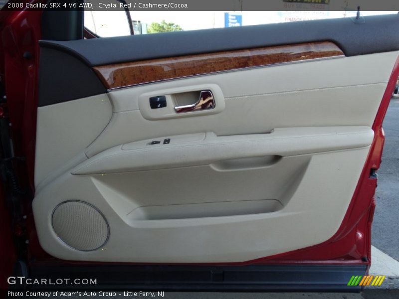 Crystal Red / Cashmere/Cocoa 2008 Cadillac SRX 4 V6 AWD