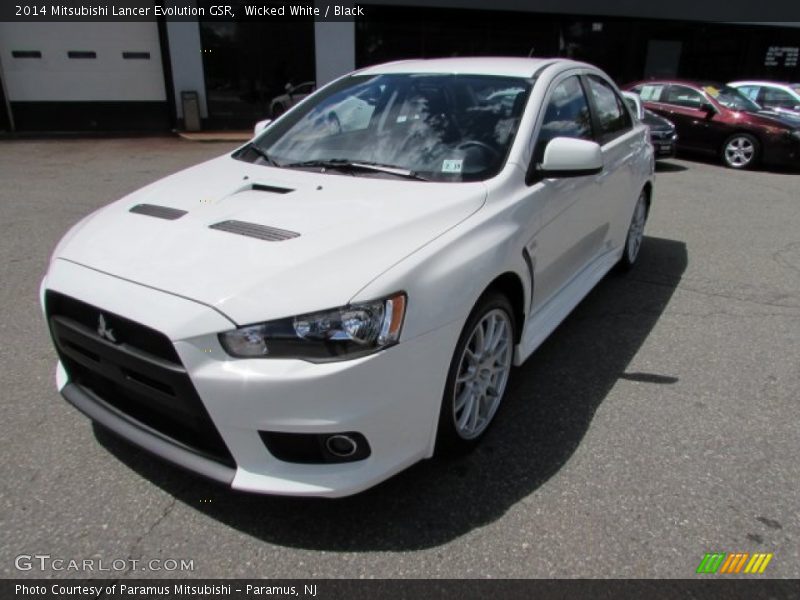Wicked White / Black 2014 Mitsubishi Lancer Evolution GSR