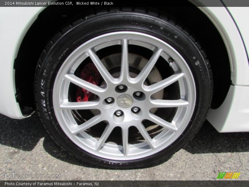 Wicked White / Black 2014 Mitsubishi Lancer Evolution GSR