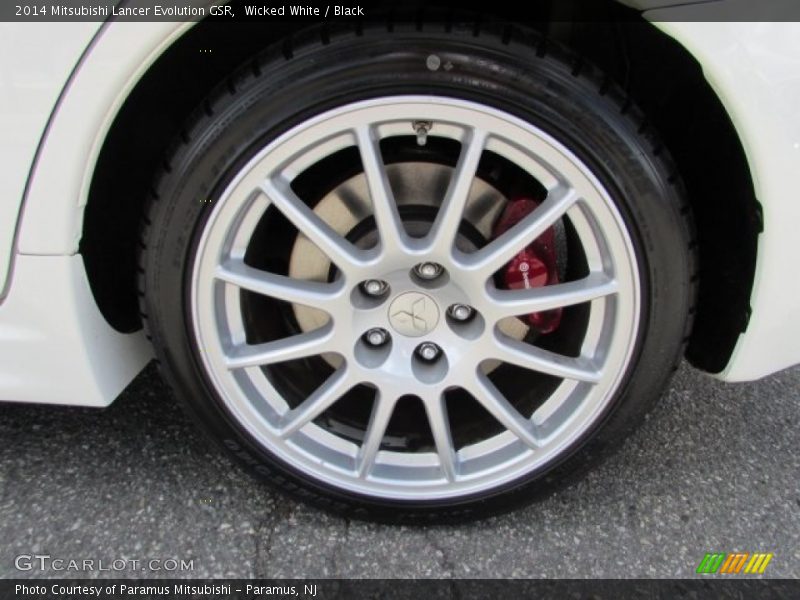 Wicked White / Black 2014 Mitsubishi Lancer Evolution GSR
