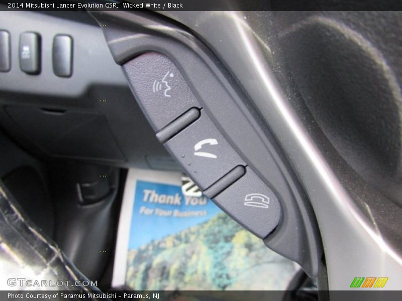 Wicked White / Black 2014 Mitsubishi Lancer Evolution GSR