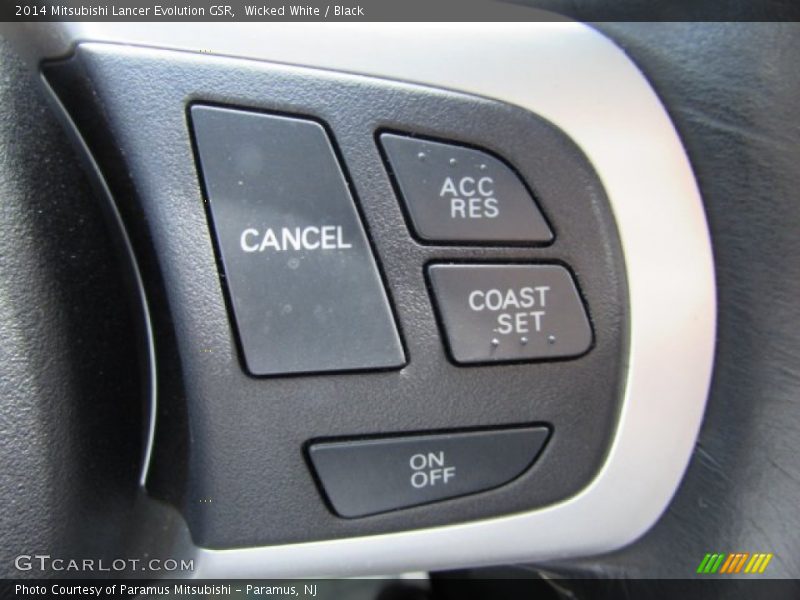 Wicked White / Black 2014 Mitsubishi Lancer Evolution GSR