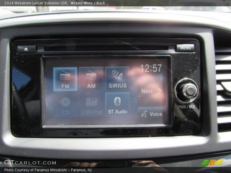 Wicked White / Black 2014 Mitsubishi Lancer Evolution GSR