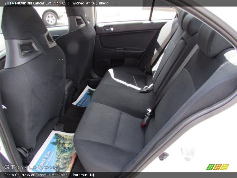 Wicked White / Black 2014 Mitsubishi Lancer Evolution GSR