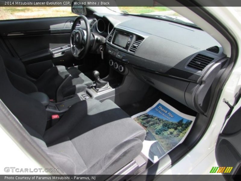 Wicked White / Black 2014 Mitsubishi Lancer Evolution GSR