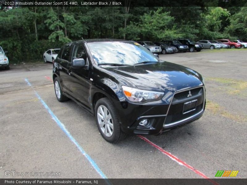 Labrador Black / Black 2012 Mitsubishi Outlander Sport SE 4WD