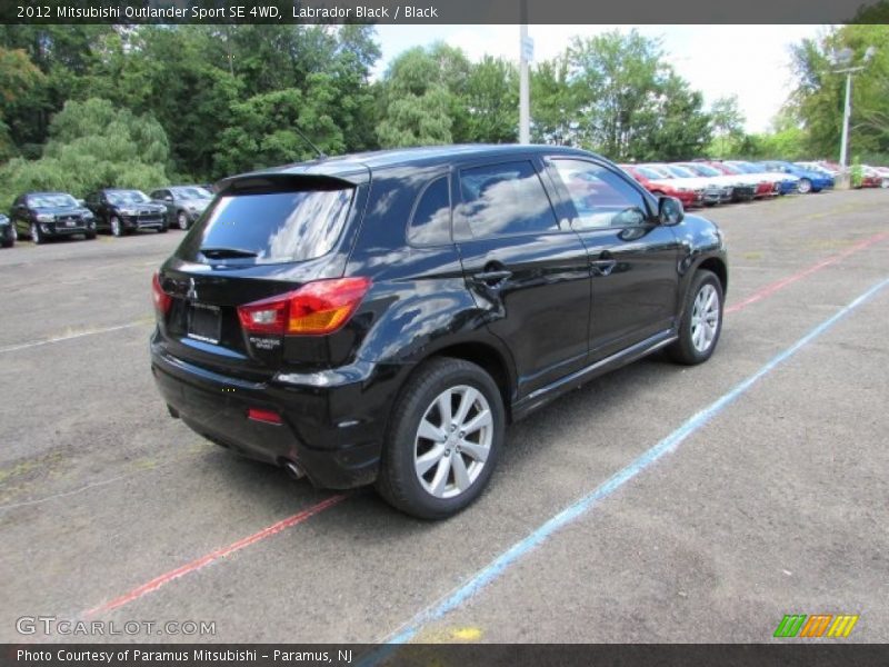 Labrador Black / Black 2012 Mitsubishi Outlander Sport SE 4WD