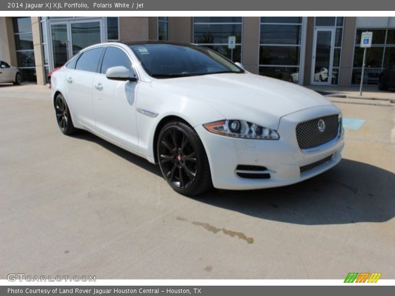Polaris White / Jet 2014 Jaguar XJ XJL Portfolio