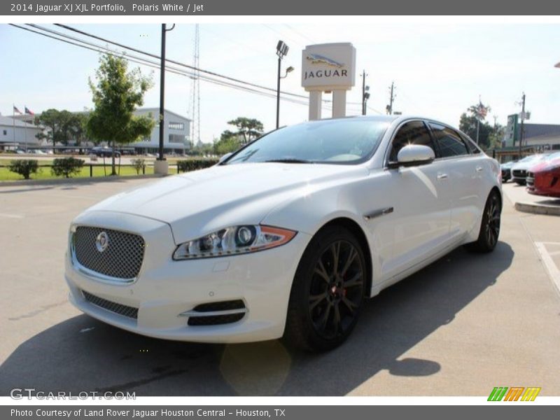 Polaris White / Jet 2014 Jaguar XJ XJL Portfolio