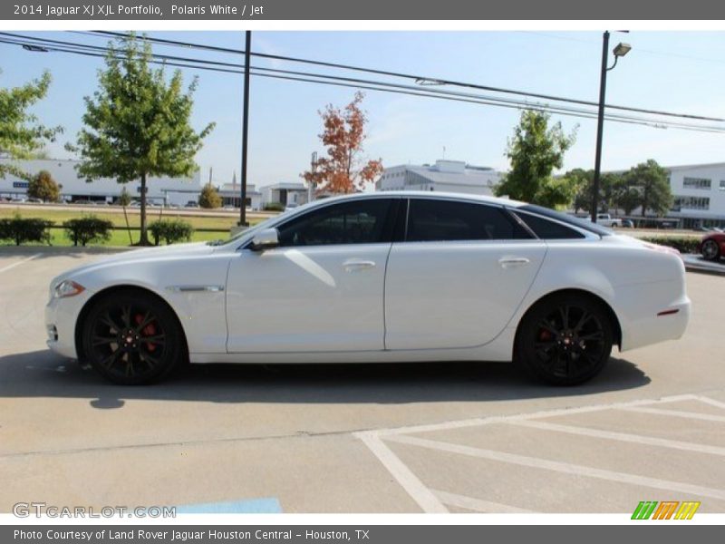 Polaris White / Jet 2014 Jaguar XJ XJL Portfolio