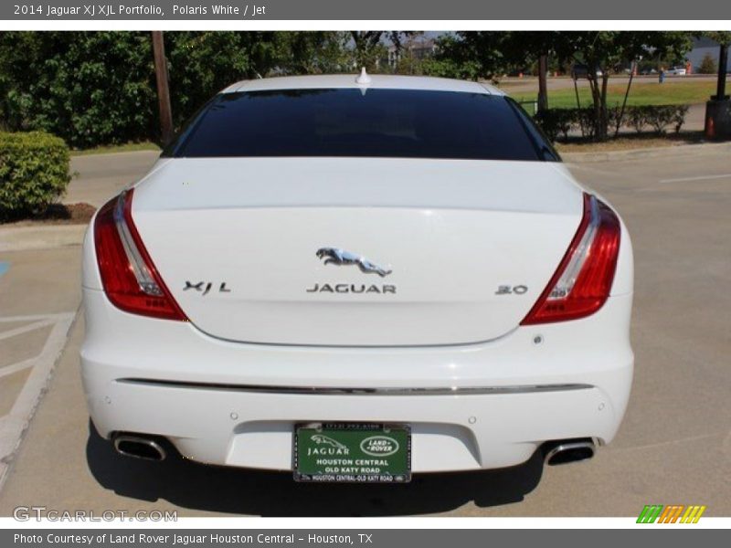 Polaris White / Jet 2014 Jaguar XJ XJL Portfolio