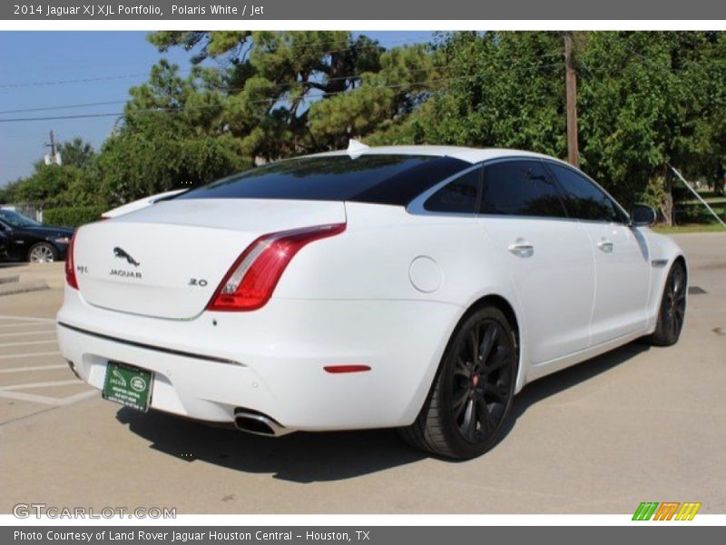 Polaris White / Jet 2014 Jaguar XJ XJL Portfolio