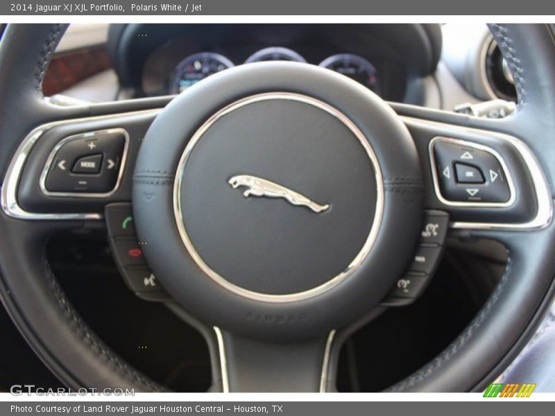 Polaris White / Jet 2014 Jaguar XJ XJL Portfolio