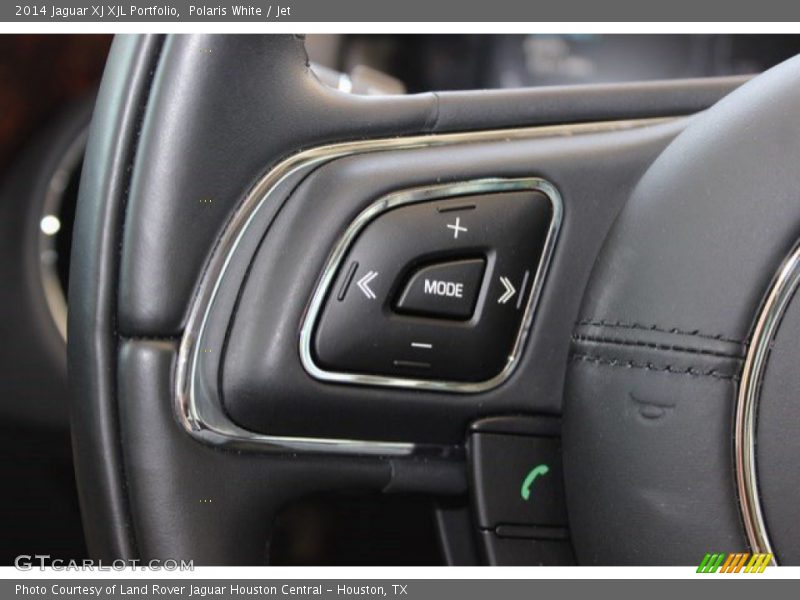 Polaris White / Jet 2014 Jaguar XJ XJL Portfolio