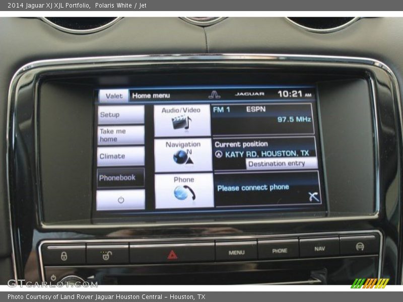 Polaris White / Jet 2014 Jaguar XJ XJL Portfolio