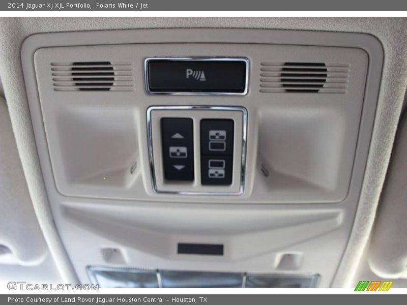 Polaris White / Jet 2014 Jaguar XJ XJL Portfolio