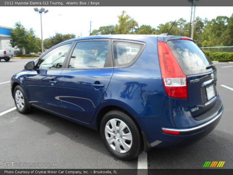 Atlantic Blue / Beige 2012 Hyundai Elantra GLS Touring