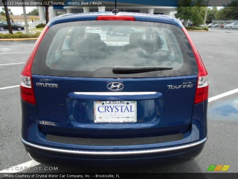 Atlantic Blue / Beige 2012 Hyundai Elantra GLS Touring