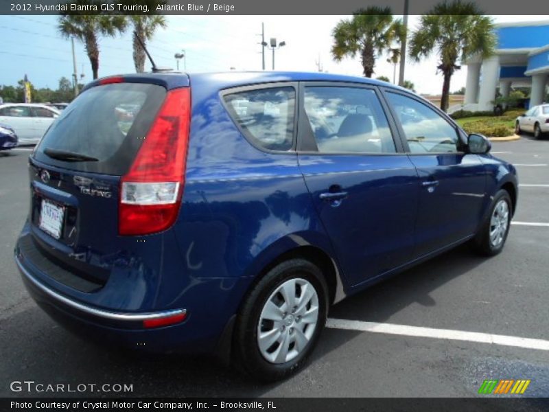 Atlantic Blue / Beige 2012 Hyundai Elantra GLS Touring