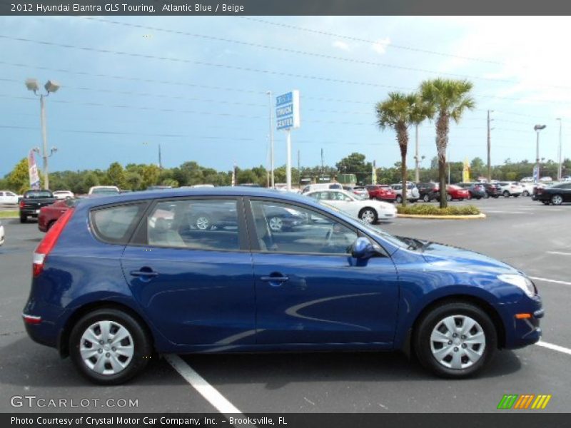 Atlantic Blue / Beige 2012 Hyundai Elantra GLS Touring