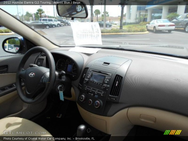 Atlantic Blue / Beige 2012 Hyundai Elantra GLS Touring