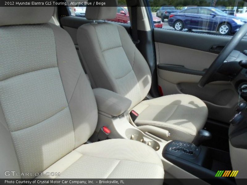 Atlantic Blue / Beige 2012 Hyundai Elantra GLS Touring