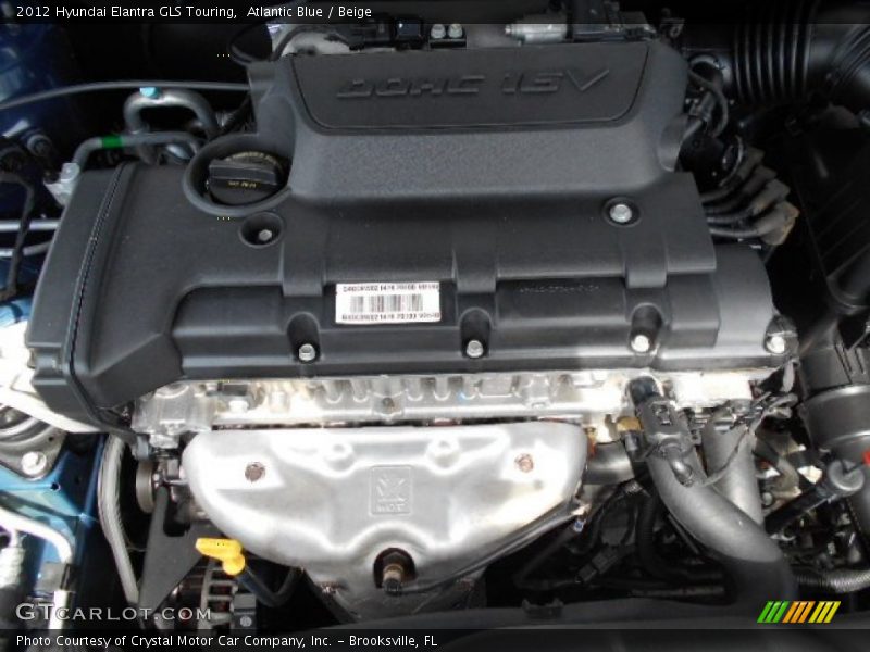 Atlantic Blue / Beige 2012 Hyundai Elantra GLS Touring