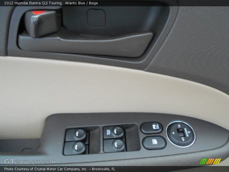 Atlantic Blue / Beige 2012 Hyundai Elantra GLS Touring
