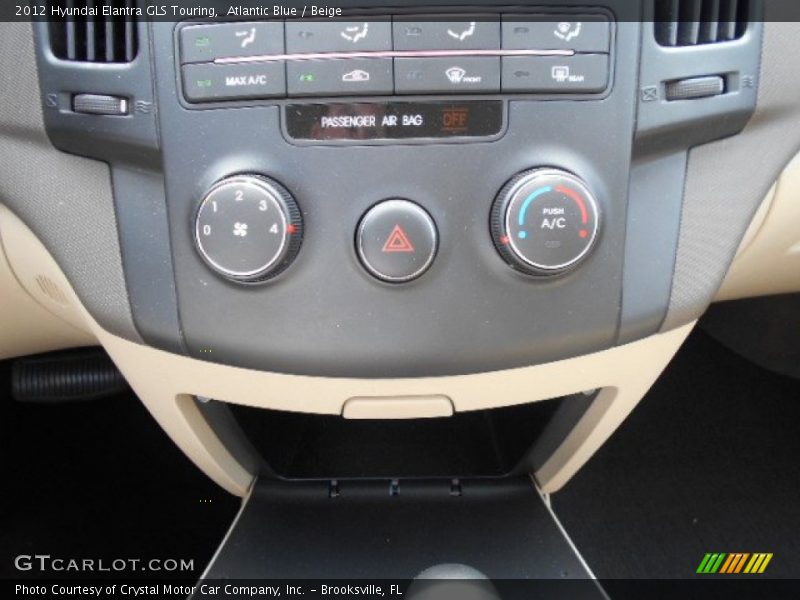 Atlantic Blue / Beige 2012 Hyundai Elantra GLS Touring