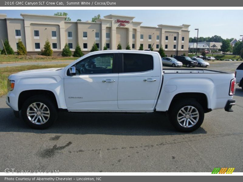  2016 Canyon SLT Crew Cab Summit White