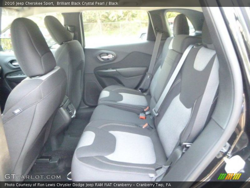 Rear Seat of 2016 Cherokee Sport