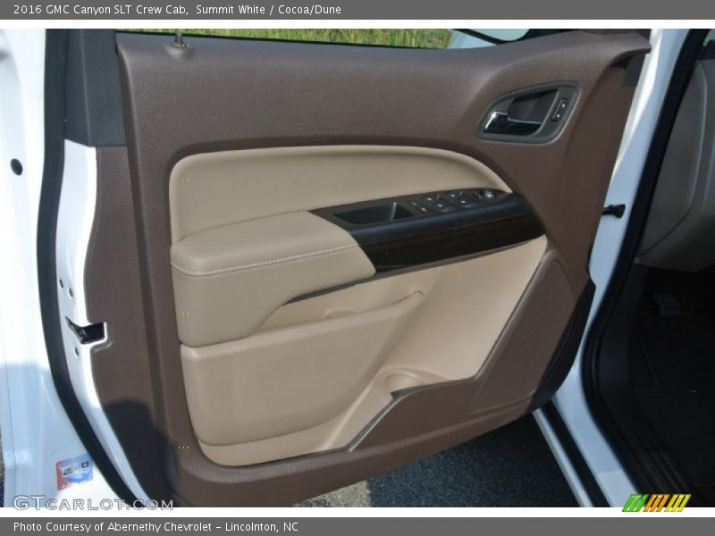 Door Panel of 2016 Canyon SLT Crew Cab