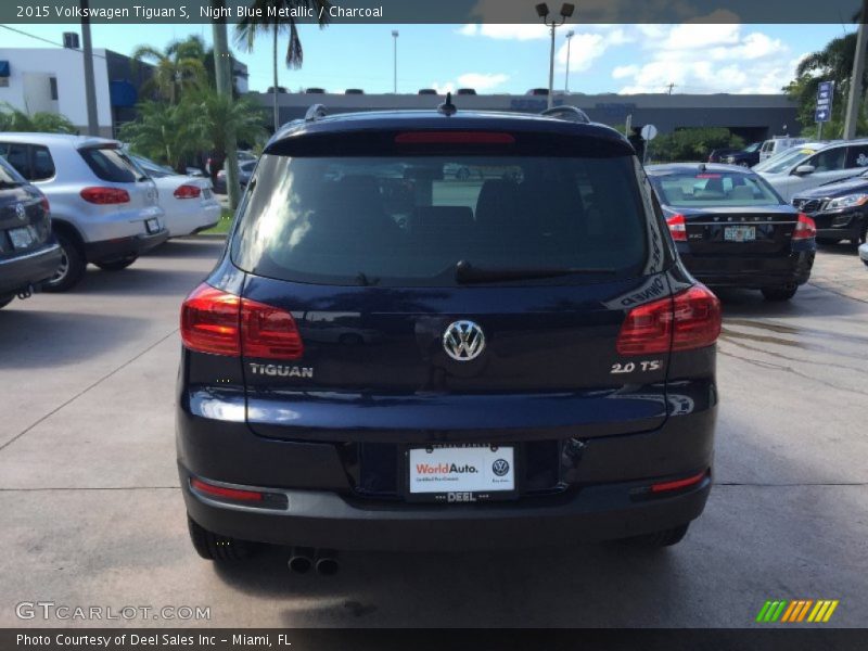 Night Blue Metallic / Charcoal 2015 Volkswagen Tiguan S
