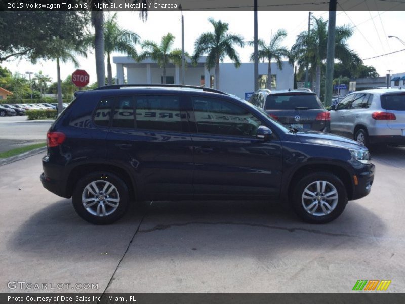 Night Blue Metallic / Charcoal 2015 Volkswagen Tiguan S