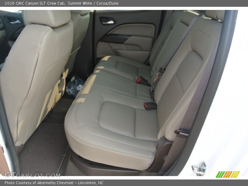 Rear Seat of 2016 Canyon SLT Crew Cab