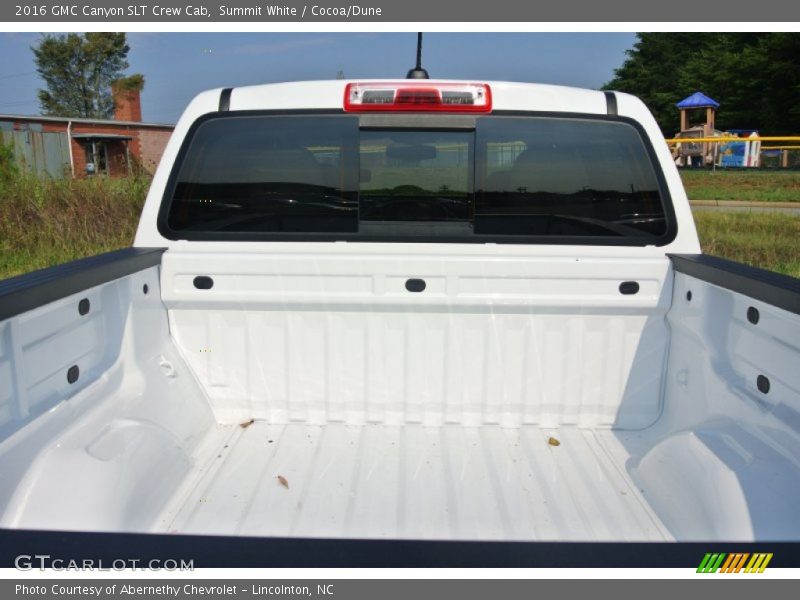 Summit White / Cocoa/Dune 2016 GMC Canyon SLT Crew Cab