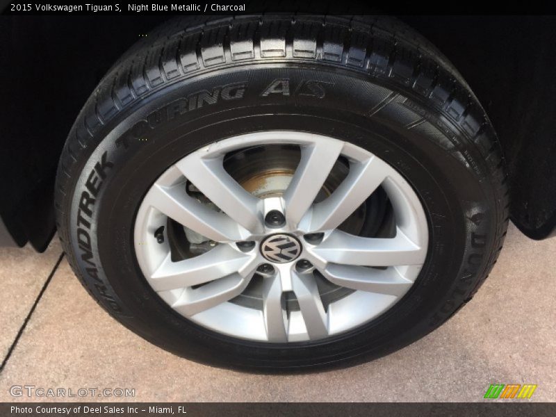 Night Blue Metallic / Charcoal 2015 Volkswagen Tiguan S