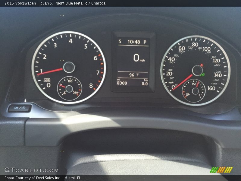 Night Blue Metallic / Charcoal 2015 Volkswagen Tiguan S