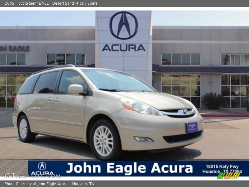 Desert Sand Mica / Stone 2009 Toyota Sienna XLE