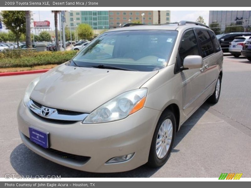 Desert Sand Mica / Stone 2009 Toyota Sienna XLE