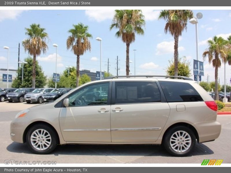 Desert Sand Mica / Stone 2009 Toyota Sienna XLE