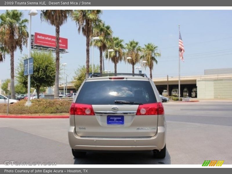 Desert Sand Mica / Stone 2009 Toyota Sienna XLE