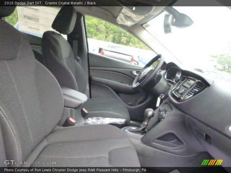 Granite Crystal Metallic / Black 2016 Dodge Dart SXT