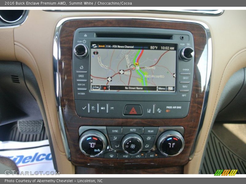 Summit White / Choccachino/Cocoa 2016 Buick Enclave Premium AWD