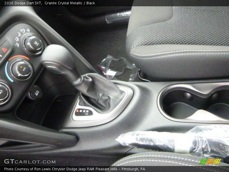 Granite Crystal Metallic / Black 2016 Dodge Dart SXT