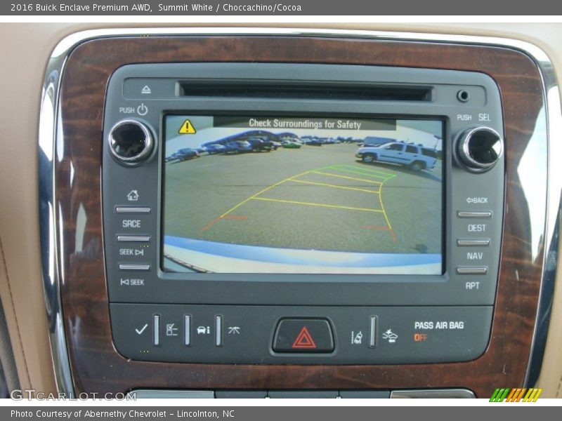 Summit White / Choccachino/Cocoa 2016 Buick Enclave Premium AWD
