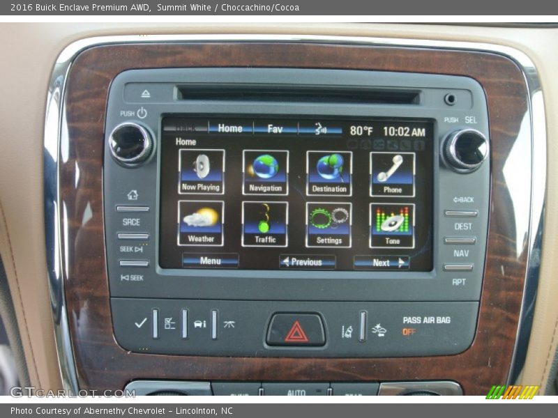 Summit White / Choccachino/Cocoa 2016 Buick Enclave Premium AWD